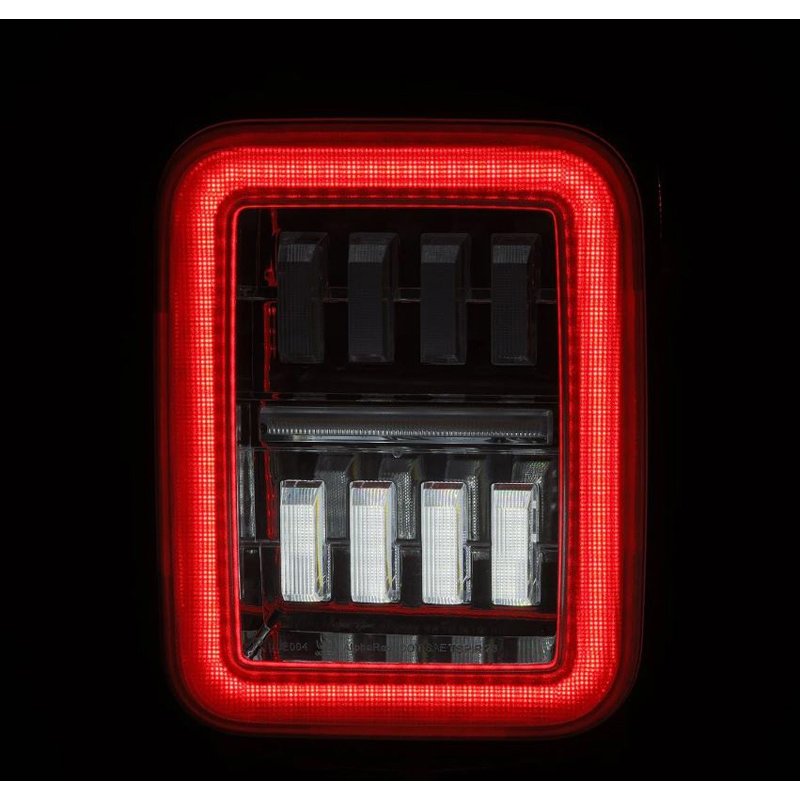 AlphaRex | Prismatic LED Taillights Chrome - Gladiator 3.0L / 3.6L 2020-2024