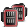 AlphaRex | Prismatic LED Taillights Black Red - Gladiator 3.0L / 3.6L 2020-2024
