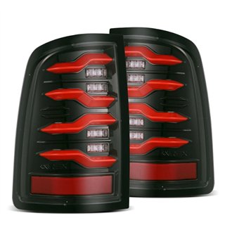 AlphaRex | LED Taillights Black Red - Ram 1500 / Classic / 2500 / 3500 2009-2020
