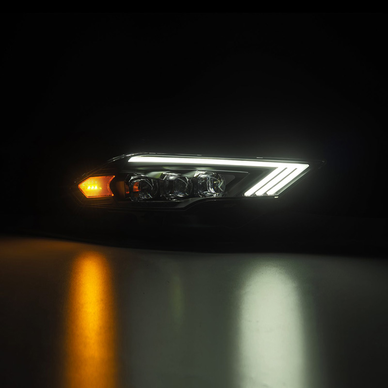 AlphaRex | Projector Headlights Black - Mustang 2.3T / 5.0L / 5.2L 2018-2023