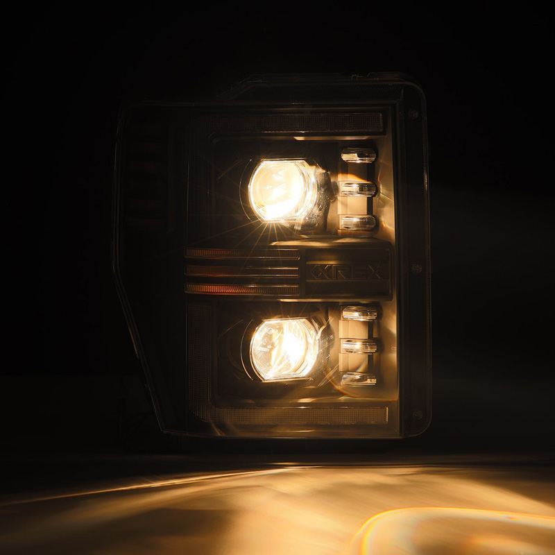 AlphaRex | Projector Headlights Black - F-250 / F-350 2008-2010