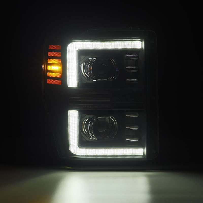 AlphaRex | Projector Headlights Black - F-250 / F-350 2008-2010