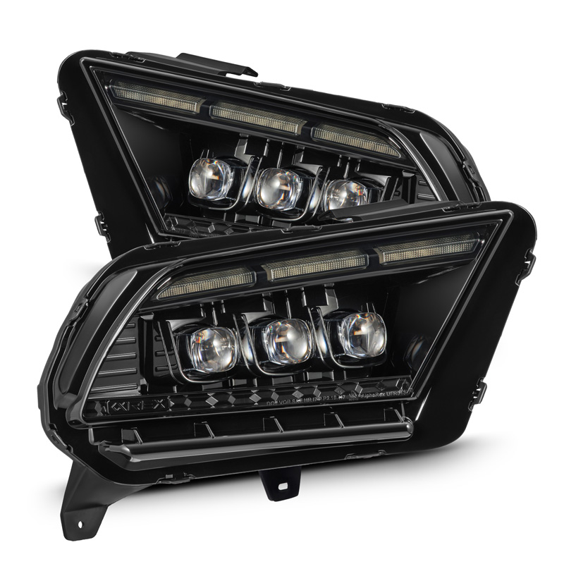 AlphaRex | Projector Headlights Alpha Black - Mustang 3.7L / 5.0L / 5.8L 2013-2014