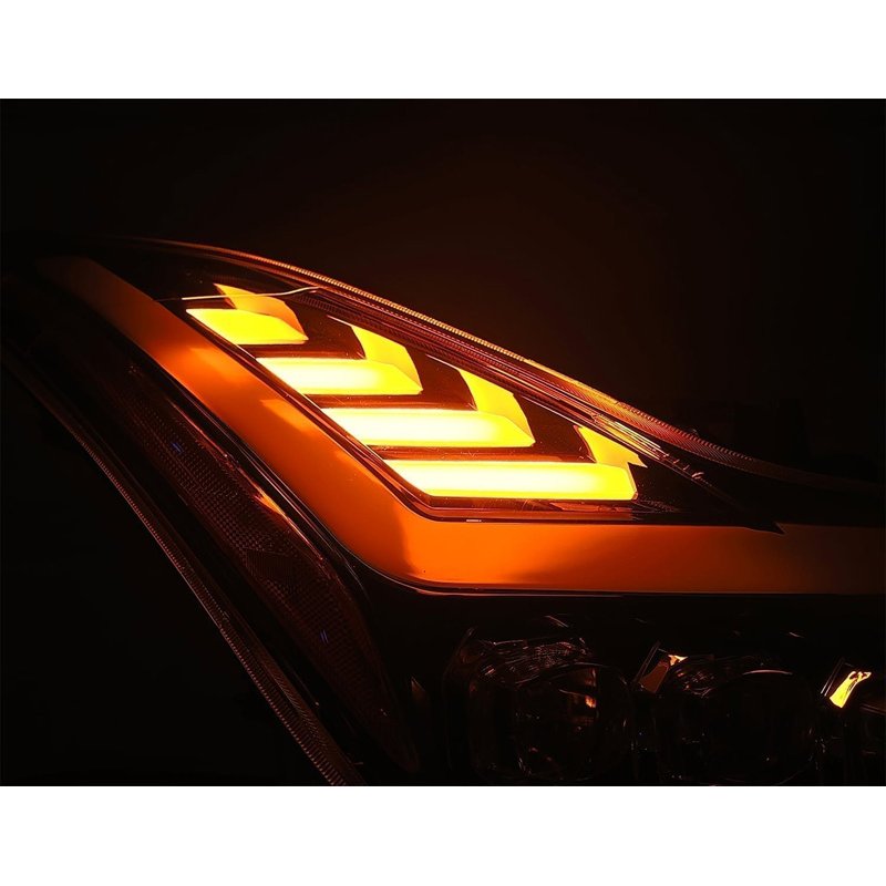 AlphaRex | LED Projector Headlights in Black - G37 / Q60 3.7L 2008-2015