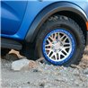 RallyArmor | Black UR Mud Flap Logo Gris - Ranger Raptor 2023-2025