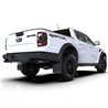 RallyArmor | Black UR Mud Flap Logo Noir Blanc - Ranger Raptor 2023-2025