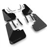 RallyArmor | Black UR Mud Flap Dark Grey Logo - Tucson N-Line / Ultimate Hybrid 1.6T 2025