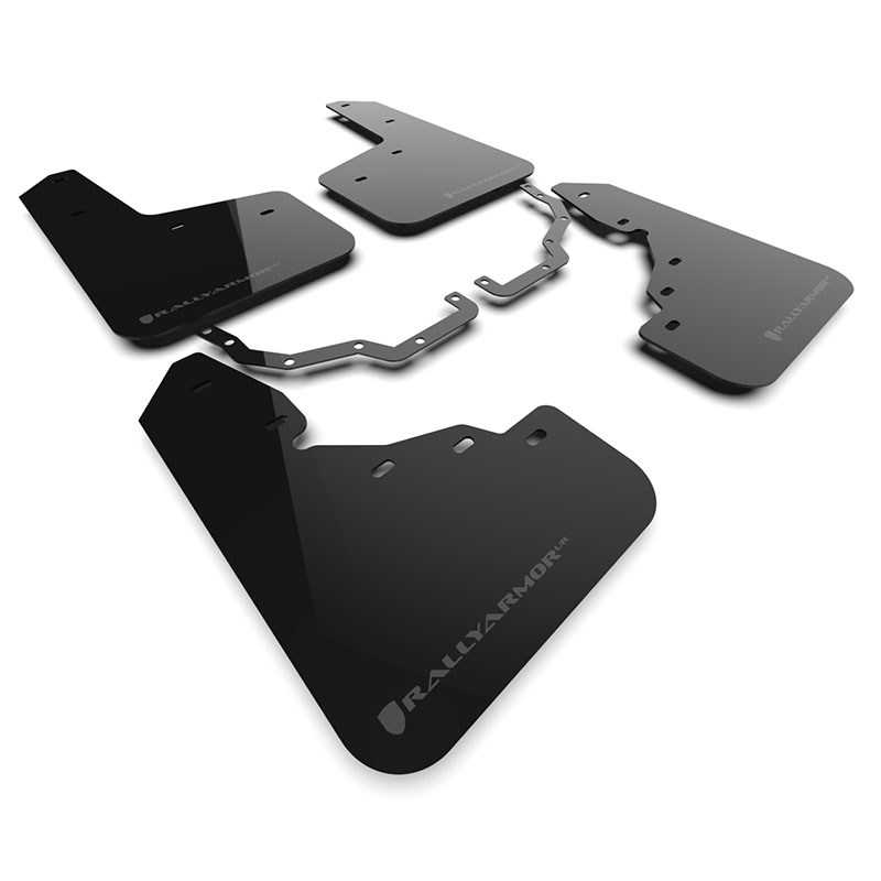 RallyArmor | Black UR Mud Flap Logo Gris Foncé - Land Cruiser 2024-2025