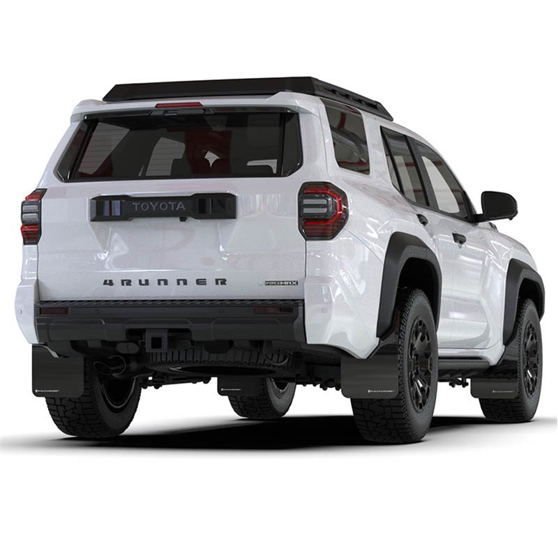 RallyArmor | Black UR Mud Flap Logo Blanc - 4Runner TRD Off-Road / Trailhunter 2025