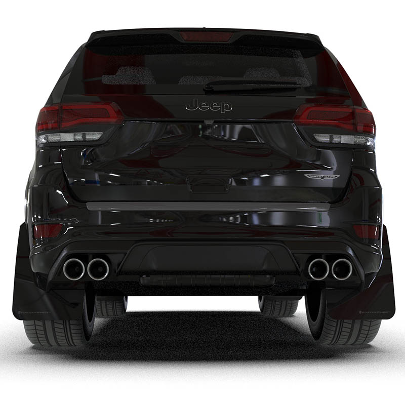 RallyArmor | Black UR Mud Flap Logo Noir Métallique - Grand Cherokee SRT Trackhawk 2018-2021 RallyArmor Garde-boue