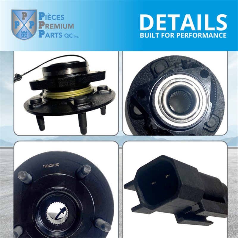 Premium Parts | Front Wheel Bearing and Hub Assembly - Ram 1500 / Classic 2012-2021