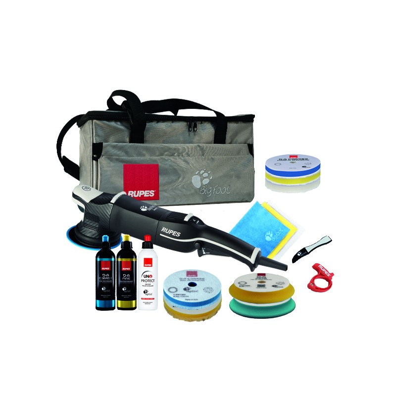 RUPES | Random orbital polisher - Bigfoot LHR15 Mark V - 15mm throw - 125mm-5" backing plate - Complete Kit RUPES Power Polis...