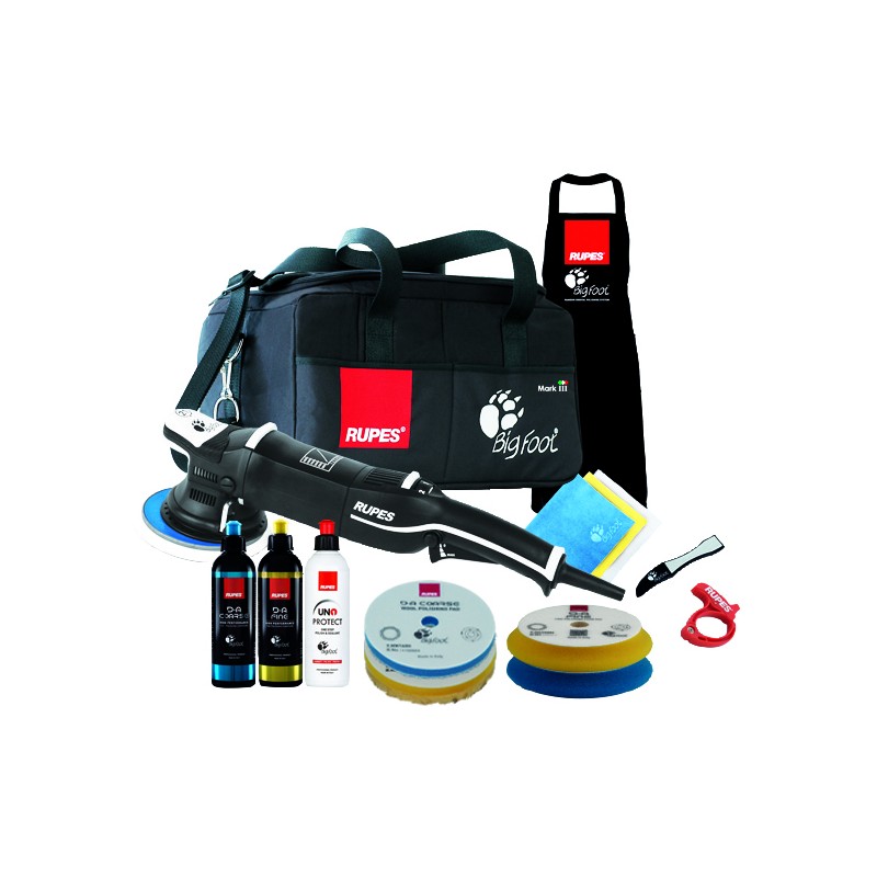 RUPES | Random orbital polisher - Bigfoot LHR21 Mark III - 21mm throw - 150mm-6" backing plate - Complete Kit RUPES Power Pol...