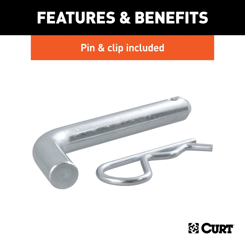 CURT | Loaded Ball Mounts with 2" Balls (2" Shank, 7,500 lbs., 4" Drop, 3-Pack)