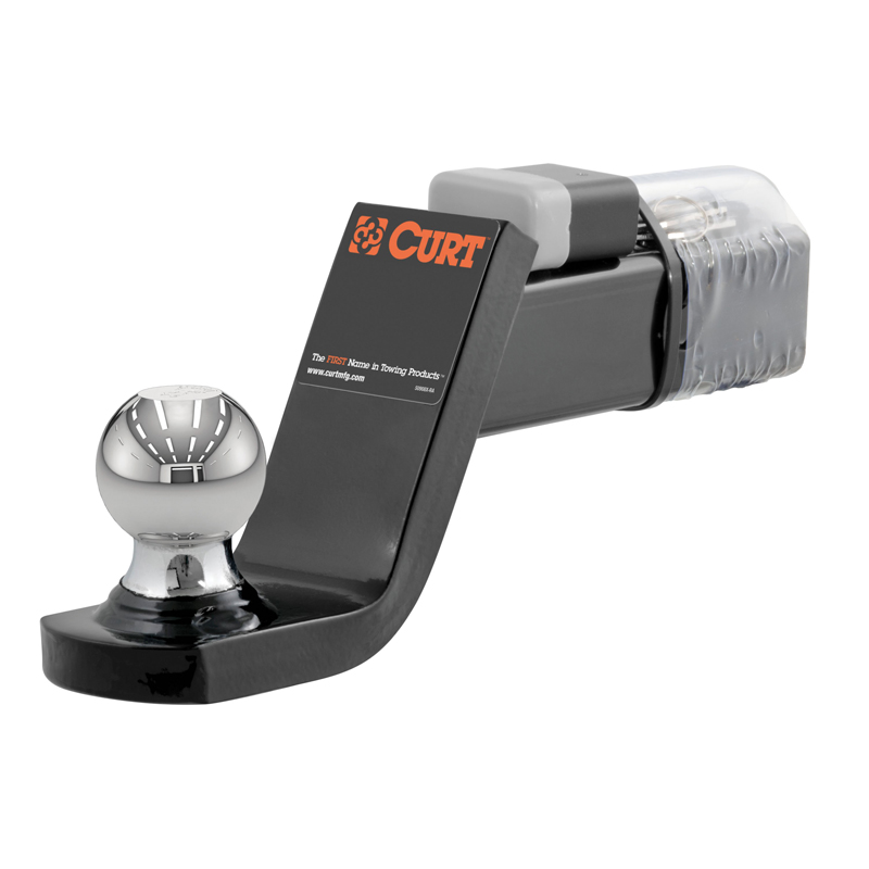 CURT | Towing Starter Kit with 2" Ball (2" Shank, 7,500 lbs, 4" Drop) CURT Hitch Balls & Mounts