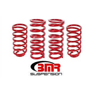 BMR Suspension | Lowering Spring Kit, Set Of 4, 1in Drop - Mustang 1979-2004