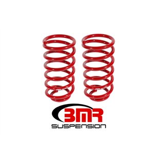 BMR Suspension | Lowering Springs, Rear, 1in Drop, 235 Spring Rate - Mustang 1979-2004