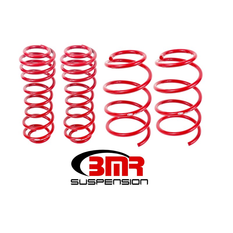 BMR Suspension | Lowering Springs, Set Of 4, 1.5in Drop, Drag, GT - Mustang 2005-2014