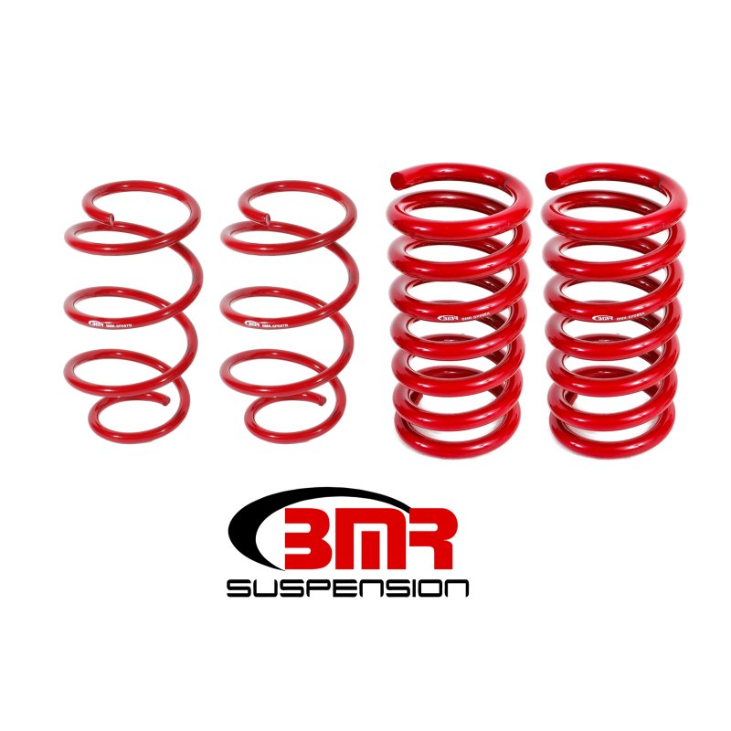 BMR Suspension | Lowering Springs, Set Of 4, Drag Version - Mustang 2015-2020