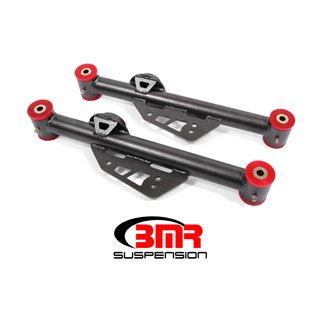 BMR Suspension | Lower Control Arms, DOM, Non-adjustable, Polyurethane Bushings - Mustang 1979-1998