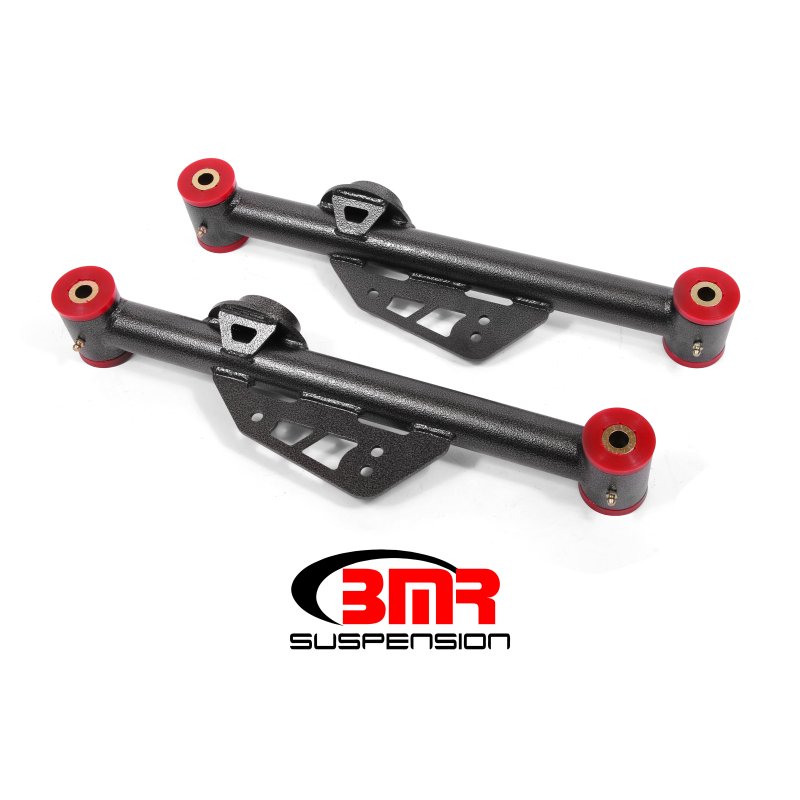 BMR Suspension | Lower Control Arms, DOM, Non-adjustable, Polyurethane Bushings - Mustang 1999-2004