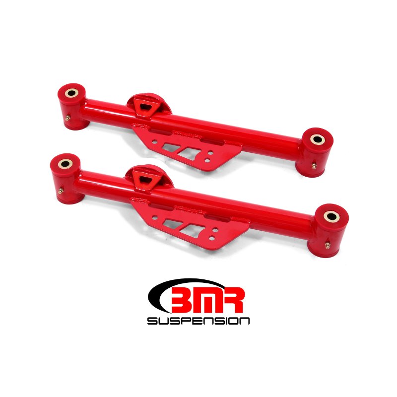 BMR Suspension | Lower Control Arms, DOM, Non-adjustable, Polyurethane Bushings - Mustang 1999-2004