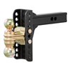 CURT | Adjustable Channel Mount with Dual Ball (2" Shank, 14,000 lbs., 6" Drop) CURT Hitch Balls & Mounts