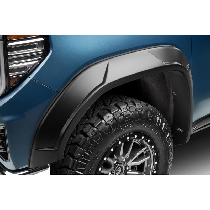 Husky Liners | DRT Fender Flares Black Smooth Finish 4-Piece Set - Sierra 1500 2019-2026