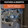 CURT | Replacement Channel Mount Ball & Pintle Hitch (2-5/16" Ball, 13,000 lbs.)