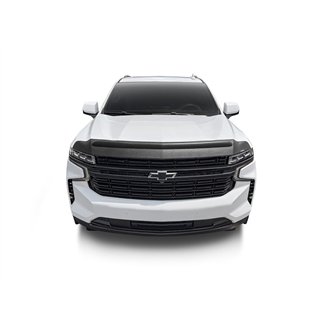 Husky Liners | Aeroskin II Hood Protector; Matte Black Low Profile - Suburban / Tahoe 2015-2020