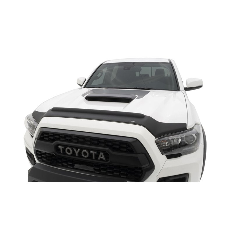 Husky Liners | Aeroskin II Hood Protector; Matte Black Low Profile - Titan XD 5.0L / 5.6L 2016-2021