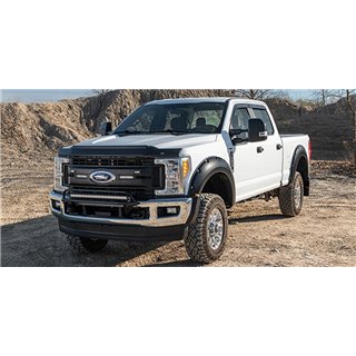 Husky Liners | Aeroskin II Hood Protector Matte Black Low Profile - F-250 / F-350 2017-2022