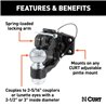 CURT | Ball & Pintle Hitch (2-5/16" Ball, 16,000 lbs. Ball Capacity) CURT Hitch Balls & Mounts