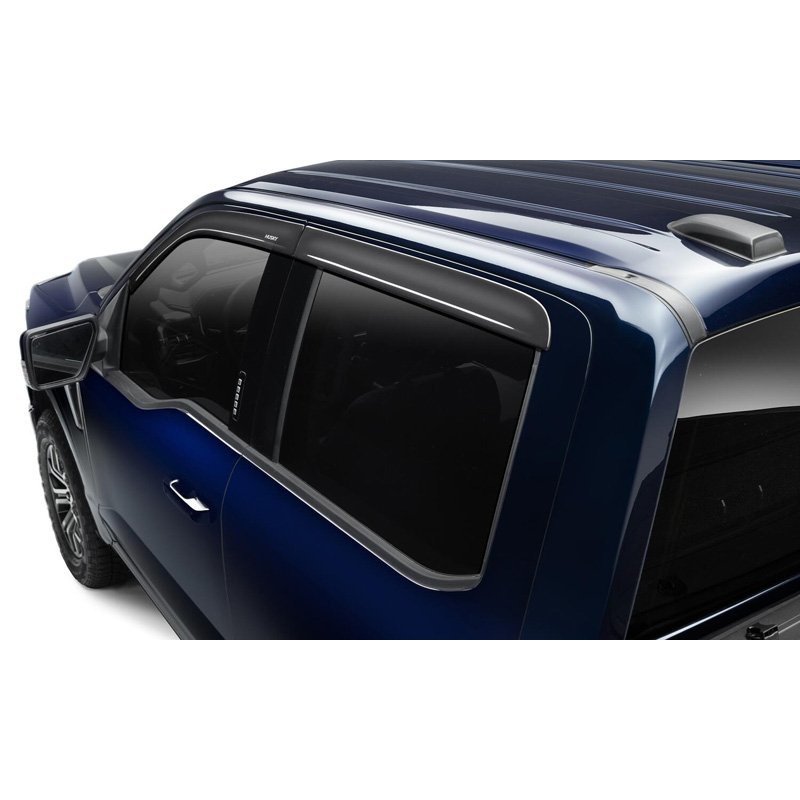 Husky Liners | Low Profile Ventvisor Deflector Smoke Outside Mount 4 pc. - Tundra 2007-2021