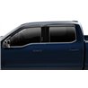 Husky Liners | Low Profile Ventvisor Deflector; Smoke; Outside Mount; 4 pc. - F-250 2000-2016