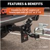 CURT | Ball & Pintle Hitch (2-5/16" Ball, 16,000 lbs. Ball Capacity)