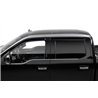 Husky Liners | Low Profile Ventvisor Deflector Smoke Outside Mount 4 pc. - F-150 / Lightning / F-250 / F-350 2015-2025