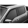 Husky Liners | Low Profile Ventvisor Deflector Smoke Outside Mount 4 pc. - F-150 / Lightning / F-250 / F-350 2015-2025