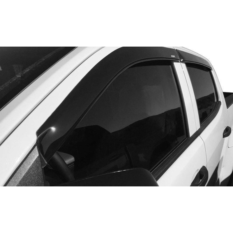 Husky Liners | Low Profile Ventvisor Deflector; Smoke; Outside Mount; 4 pc. - Civic 1.8L / 2.4L 2012-2015