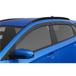 Husky Liners | Low Profile Ventvisor Deflector Smoke Outside Mount 4 pc. - Kona 1.6T / 2.0L 2020-2023