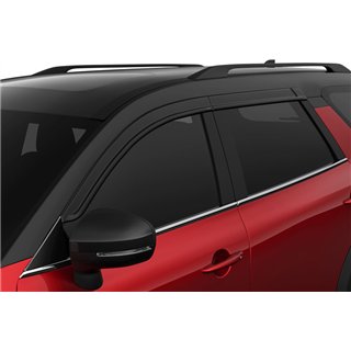 Husky Liners | Low Profile Ventvisor Deflector Smoke Outside Mount 4 pc. - Pathfinder 3.5L 2022-2024