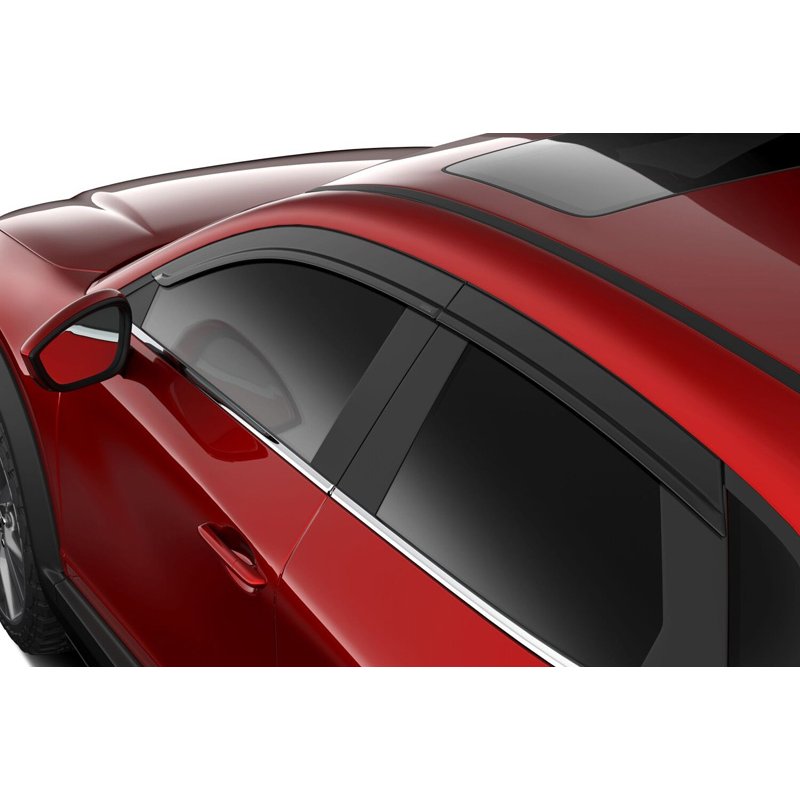 Husky Liners | Low Profile Ventvisor Deflector Smoke Outside Mount 4 pc. - Crosstrek 2.0L / 2.5L 2024-2025