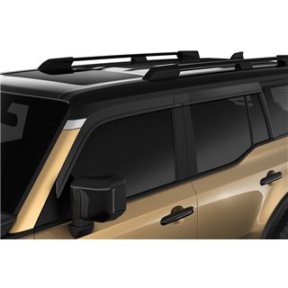 Husky Liners | Low Profile Ventvisor Deflector; Smoke; Outside Mount; 4 pc. - GX550 / Land Cruiser 2024-2025