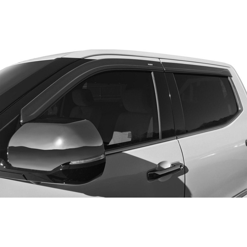 Husky Liners | Low Profile Ventvisor Deflector; Smoke; Outside Mount; 4 pc. - Ridgeline 3.5L 2017-2025