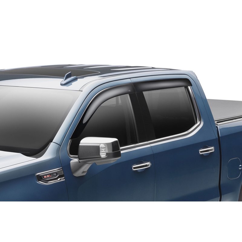 Husky Liners | Low Profile Ventvisor Deflector; Smoke; Outside Mount; 4 pc. - Ridgeline 3.5L 2017-2025
