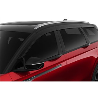 Husky Liners | Low Profile Ventvisor Deflector; Smoke; Outside Mount; 6 pc. - Impreza 2.5L 2008-2011