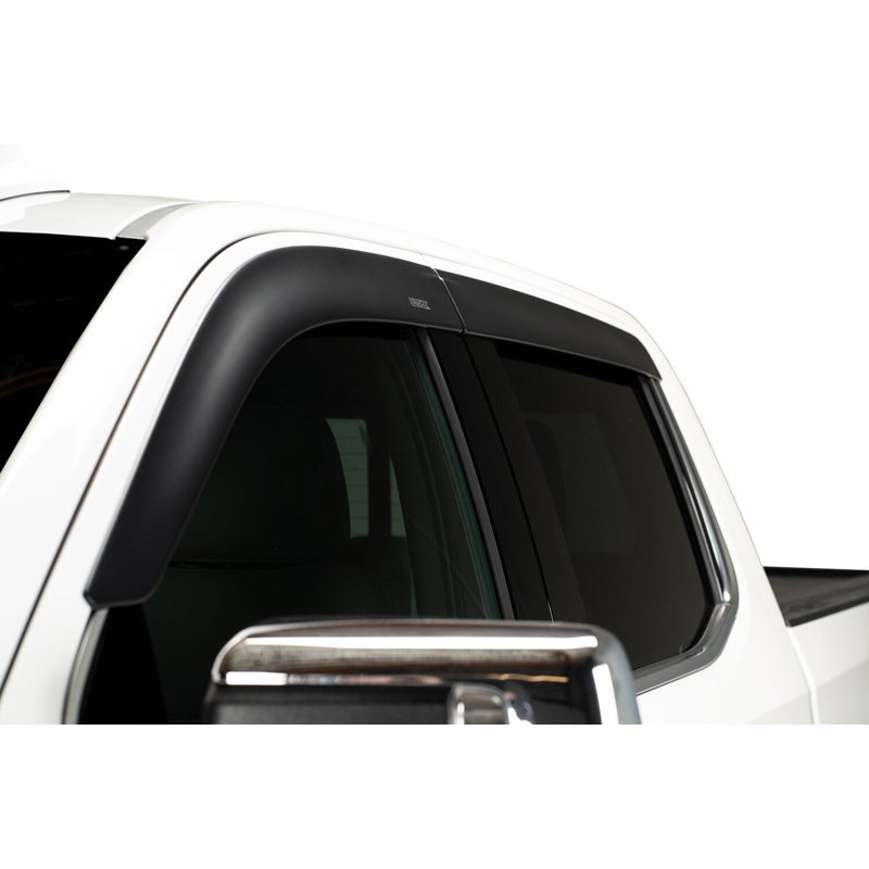 Husky Liners | Low Profile Ventvisor Deflector; Matte Black; Outside Mount; 4 pc. - F-150 2009-2014