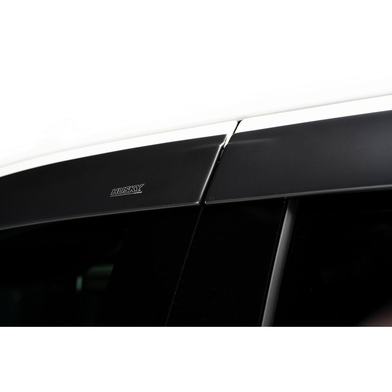 Husky Liners | Low Profile Ventvisor Deflector; Matte Black; Outside Mount; 4 pc. - F-150 2009-2014