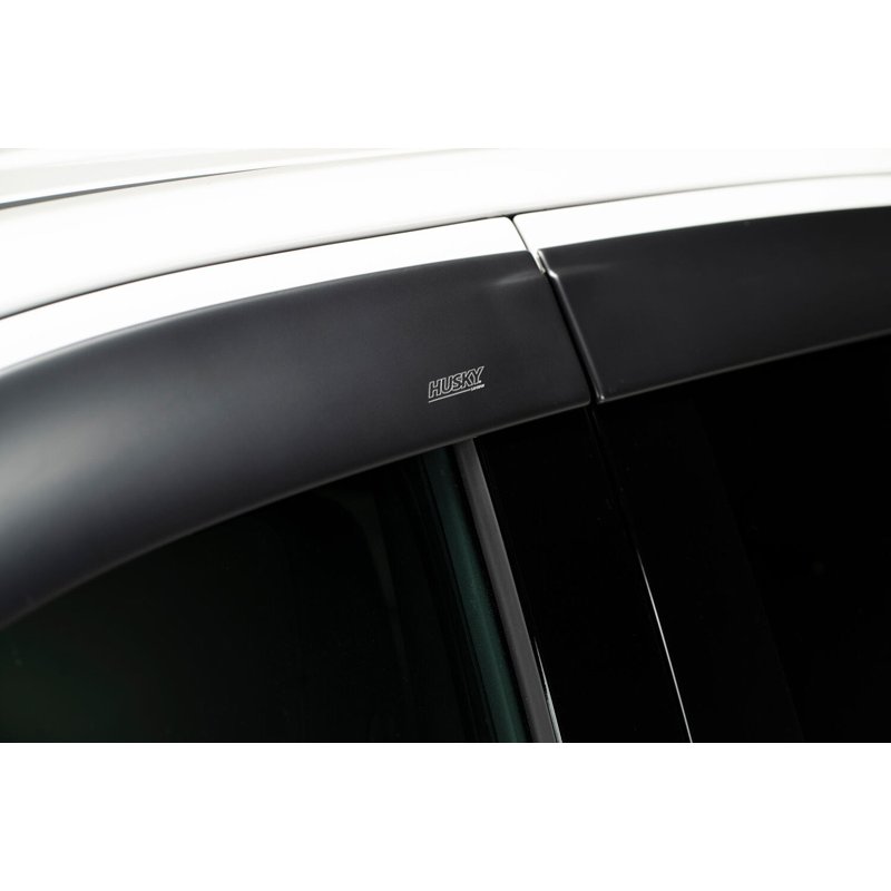 Husky Liners | Low Profile Ventvisor Deflector; Matte Black; Outside Mount; 4 pc. - Tundra 2007-2021