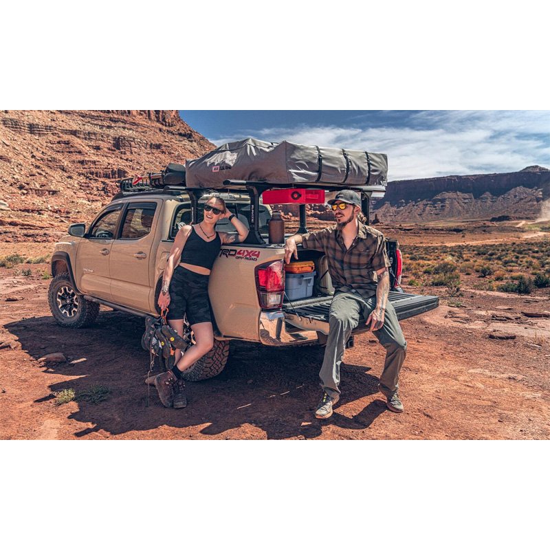 Husky Liners | Low Profile Ventvisor Deflector; Smoke; In-Channel Mount; 4 pc. - Tacoma 2.7L / 3.5L 2016-2023